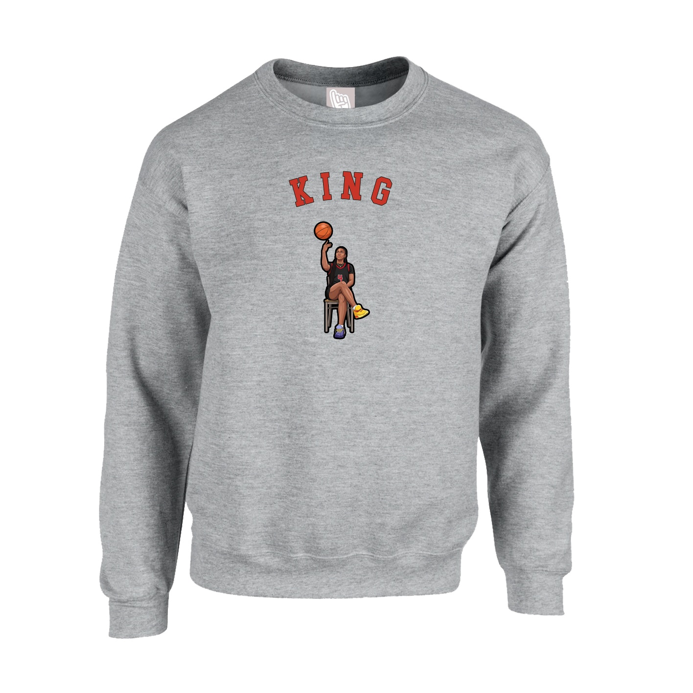 Fleece Crew — Shirsey Arch in Grey