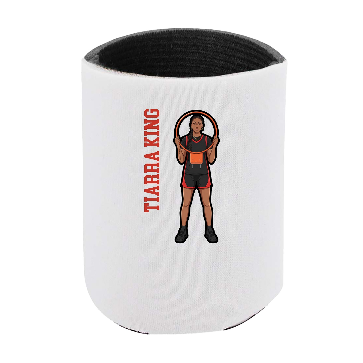Can Holder — Name Vertical in White