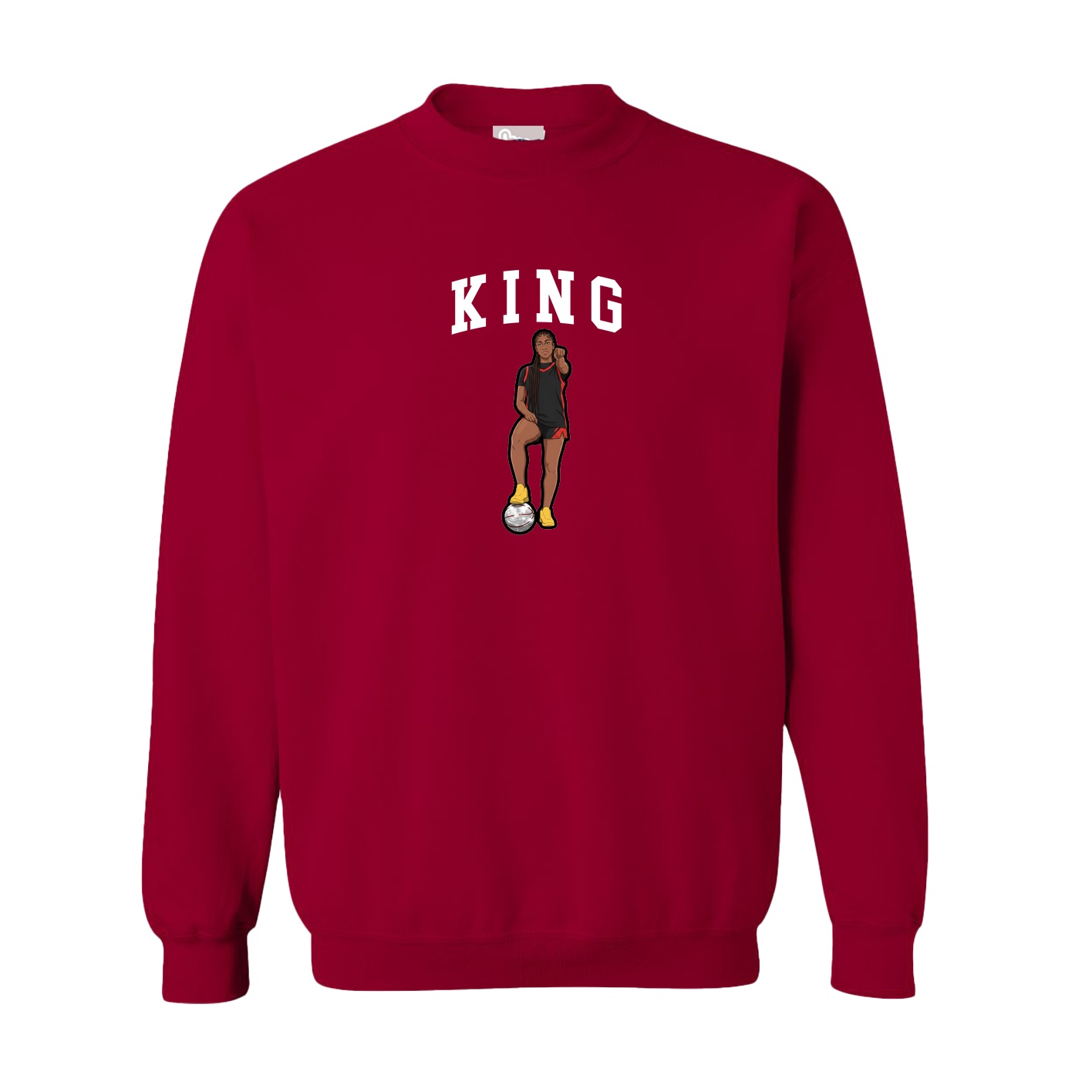 Fleece Crew — Shirsey in Cardinal