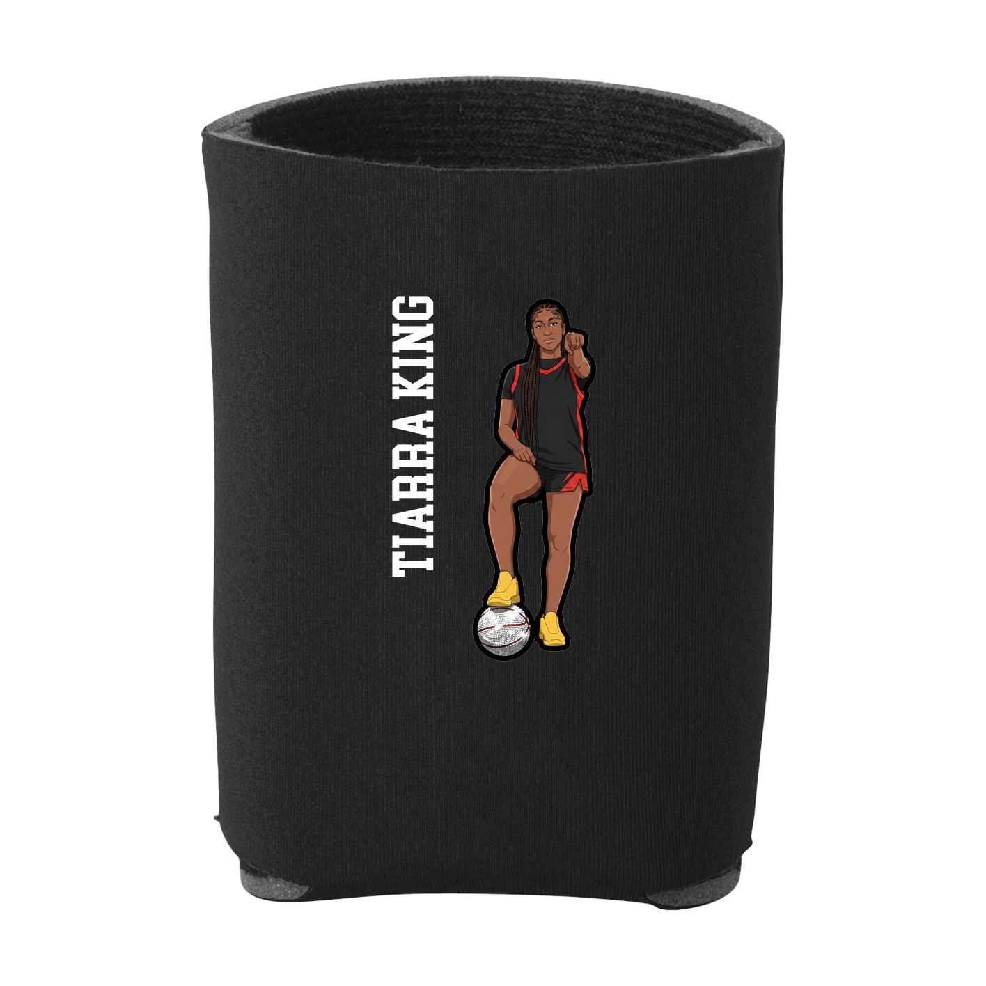 Can Holder — Name Vertical in Black