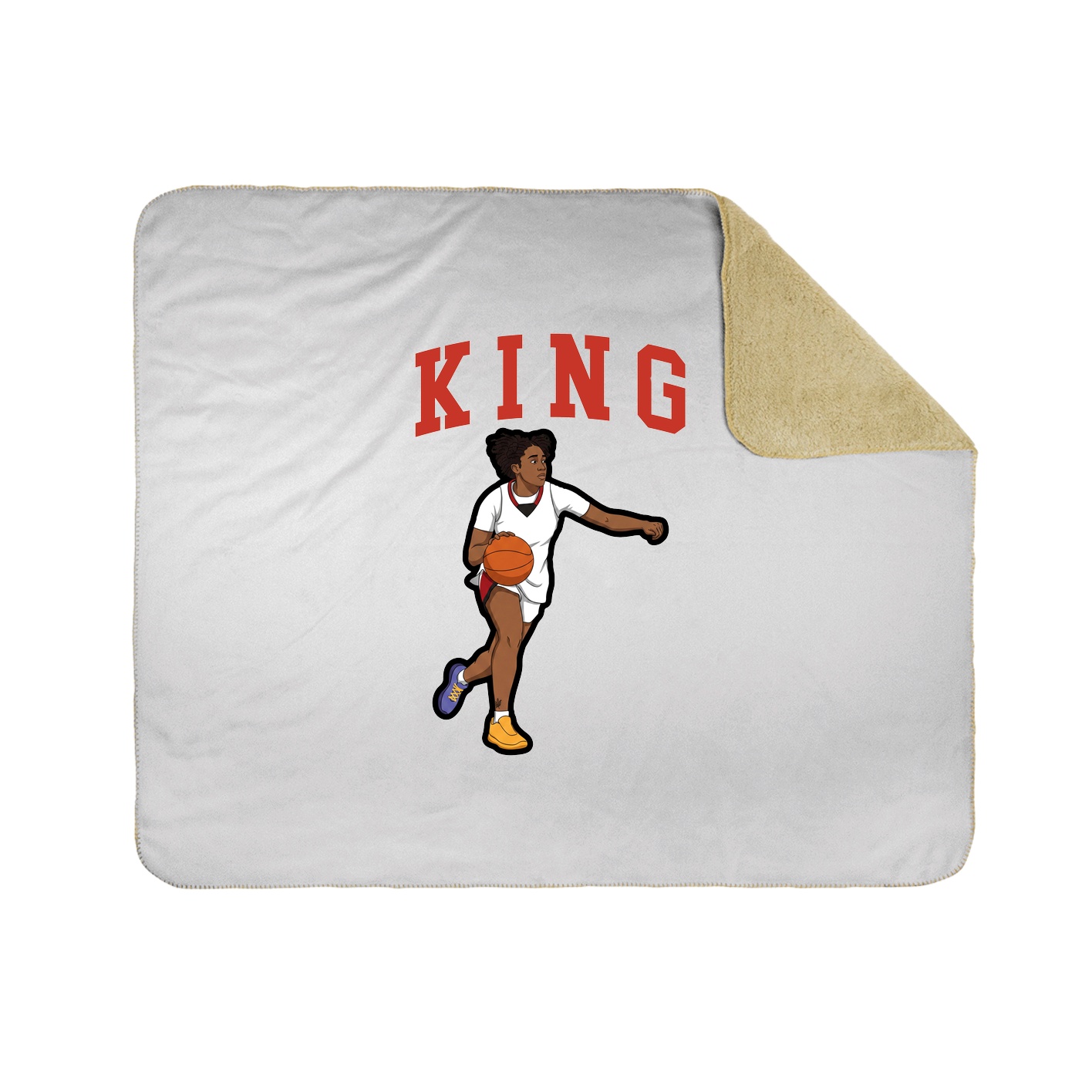 Throw Blanket — Shirsey in White