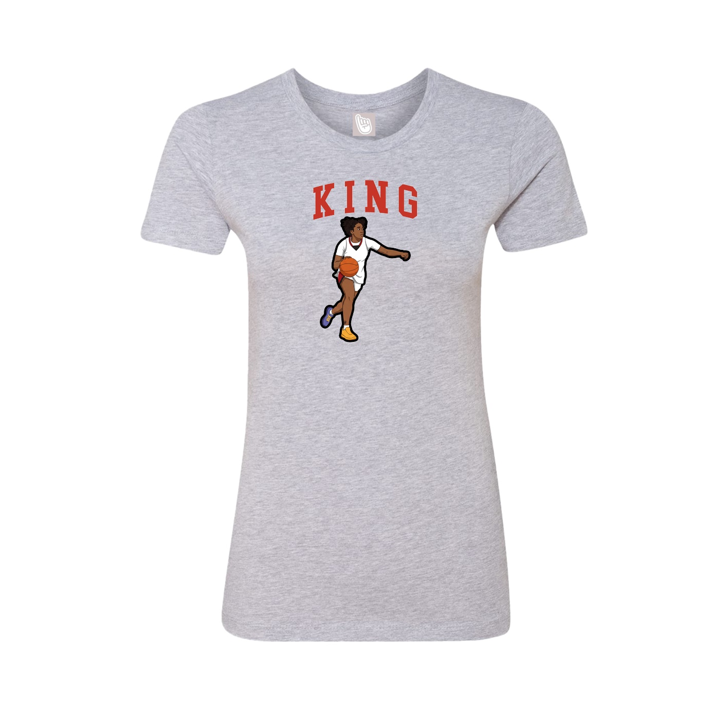 Fitted Women's Tee — Shirsey in Grey
