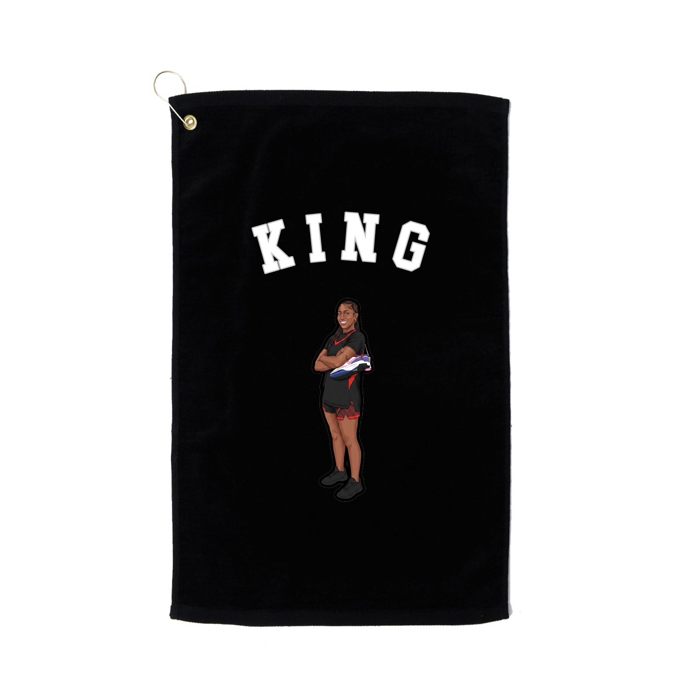 Golf Towel — Shirsey Arch in Black
