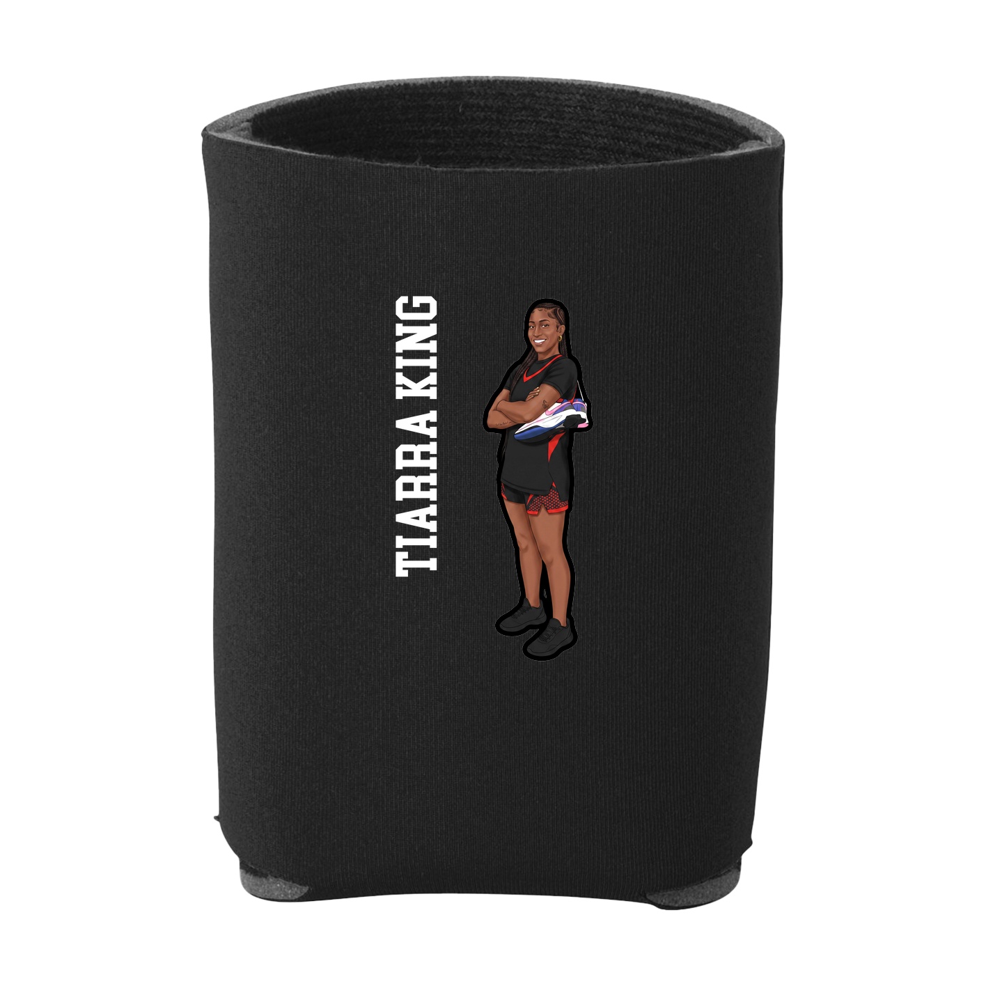 Can Holder — Name Vertical in Black