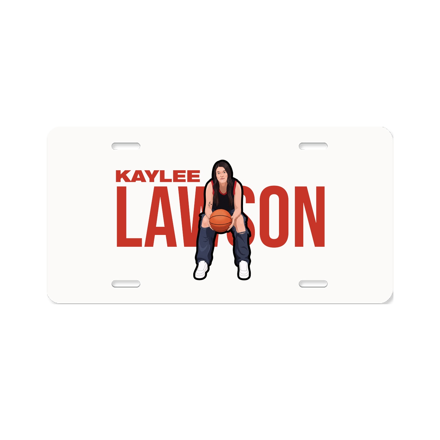 License Plate — Player Name in Classic