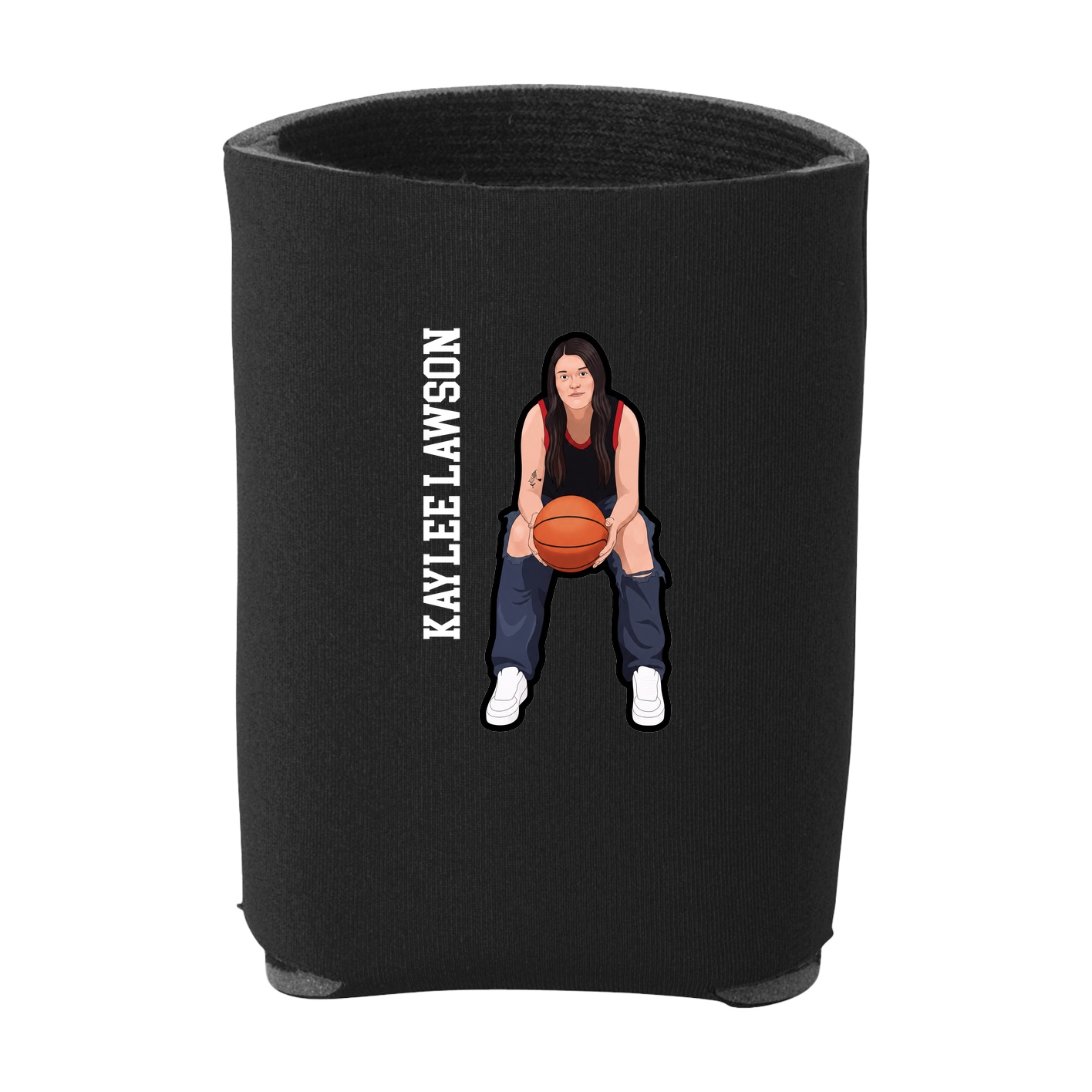 Can Holder — Name Vertical in Black