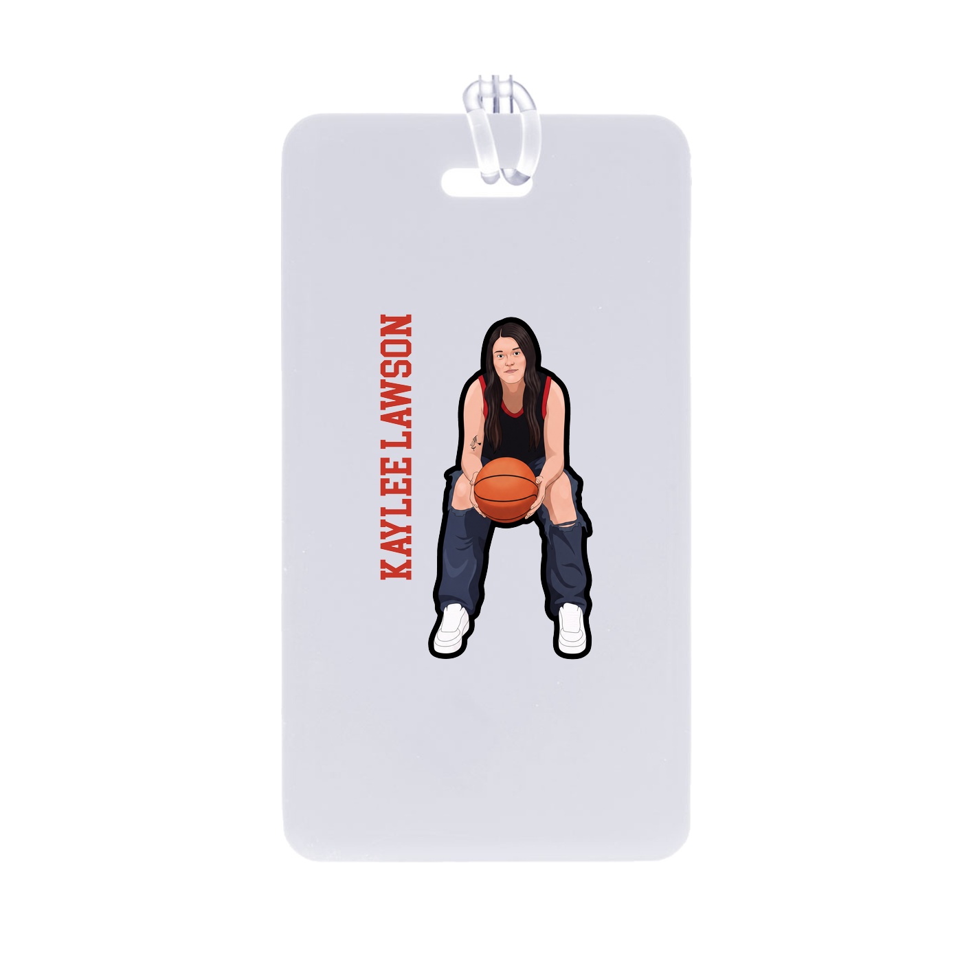 Bag Tag — Name Vertical in Classic