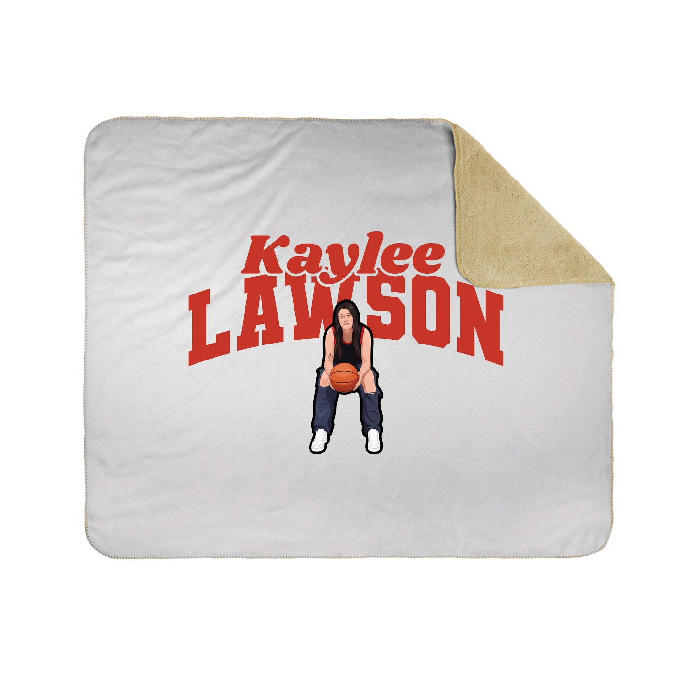 Throw Blanket — Signature Arch in White
