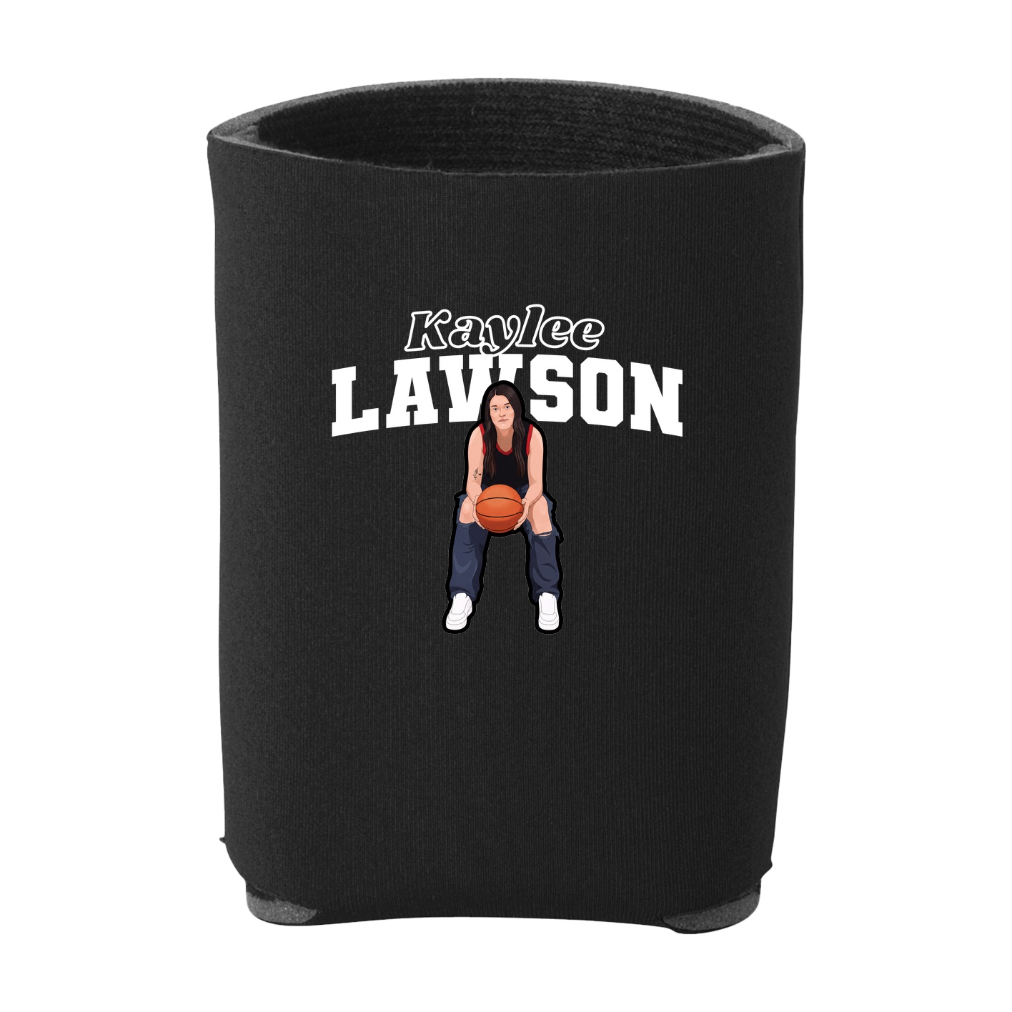 Can Holder — Name Arch in Black