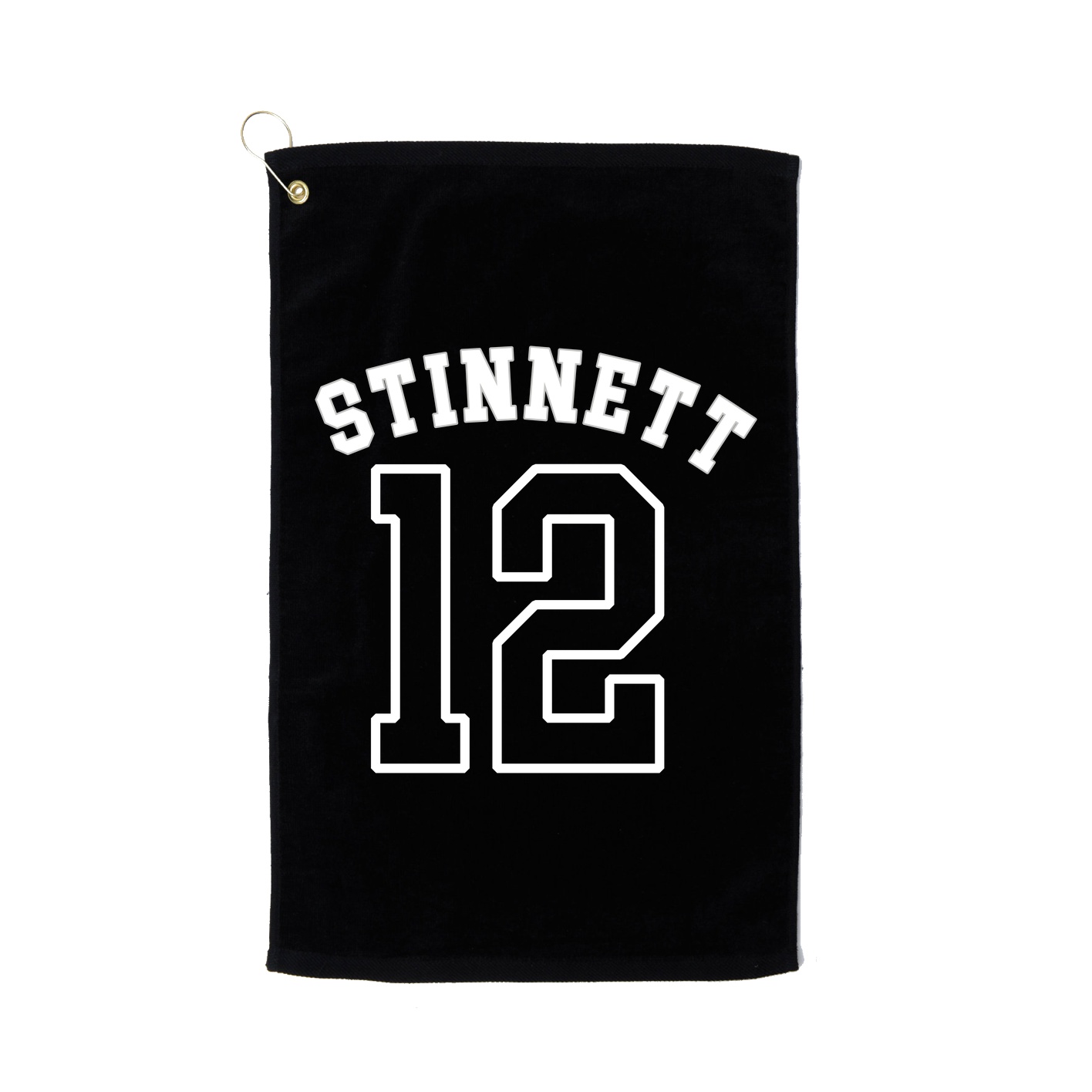 Golf Towel — Shirsey Arch in Black