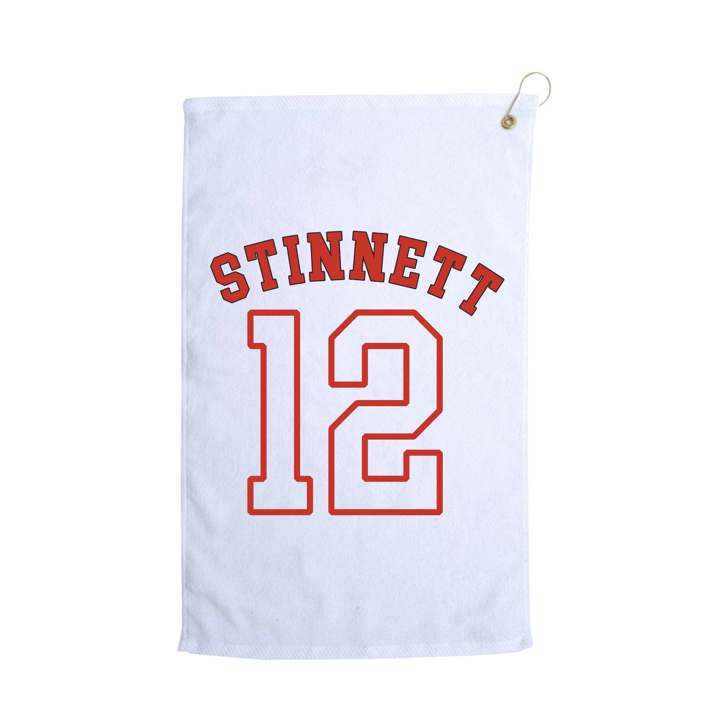 Golf Towel — Shirsey Arch in White