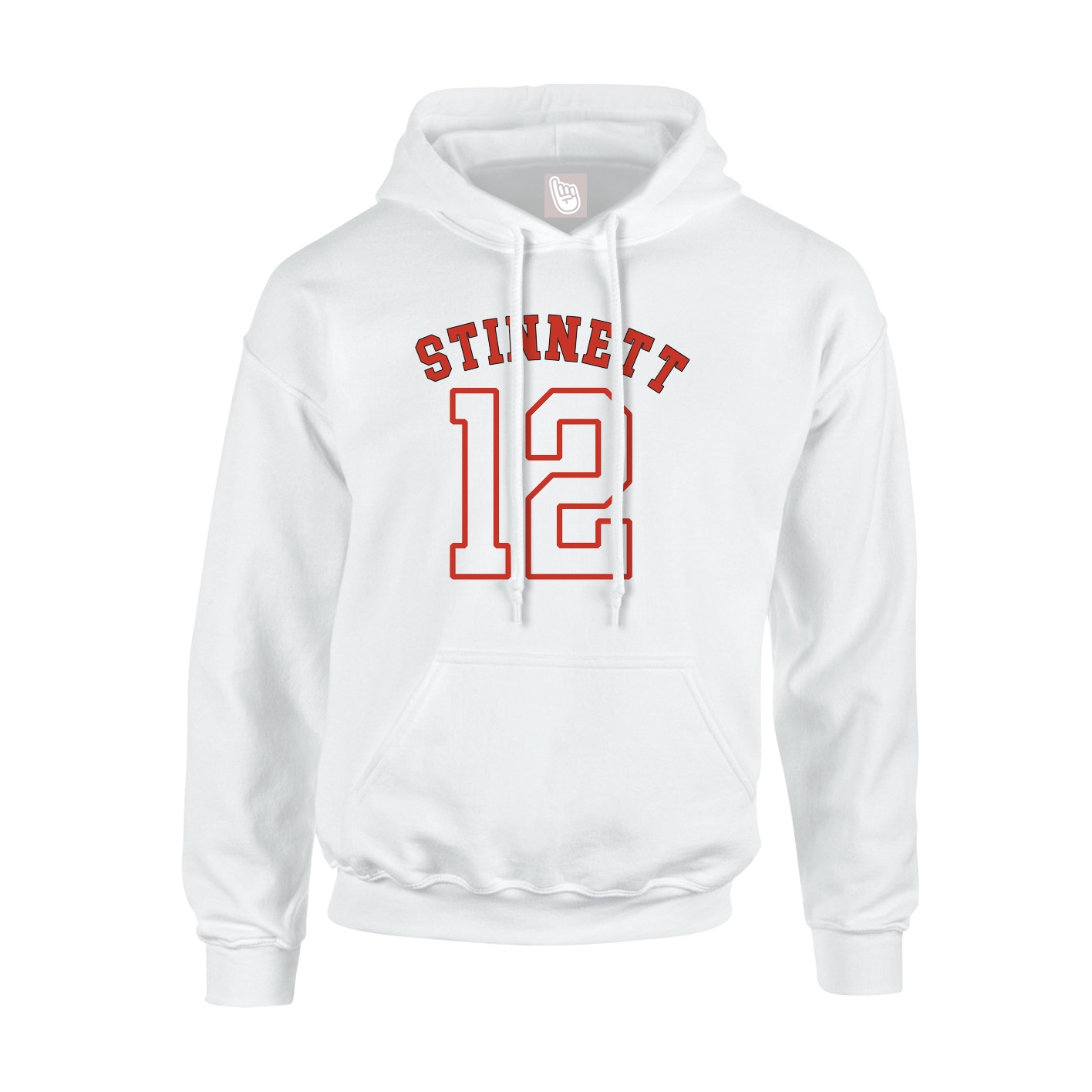 Hoodie — Shirsey Arch in White