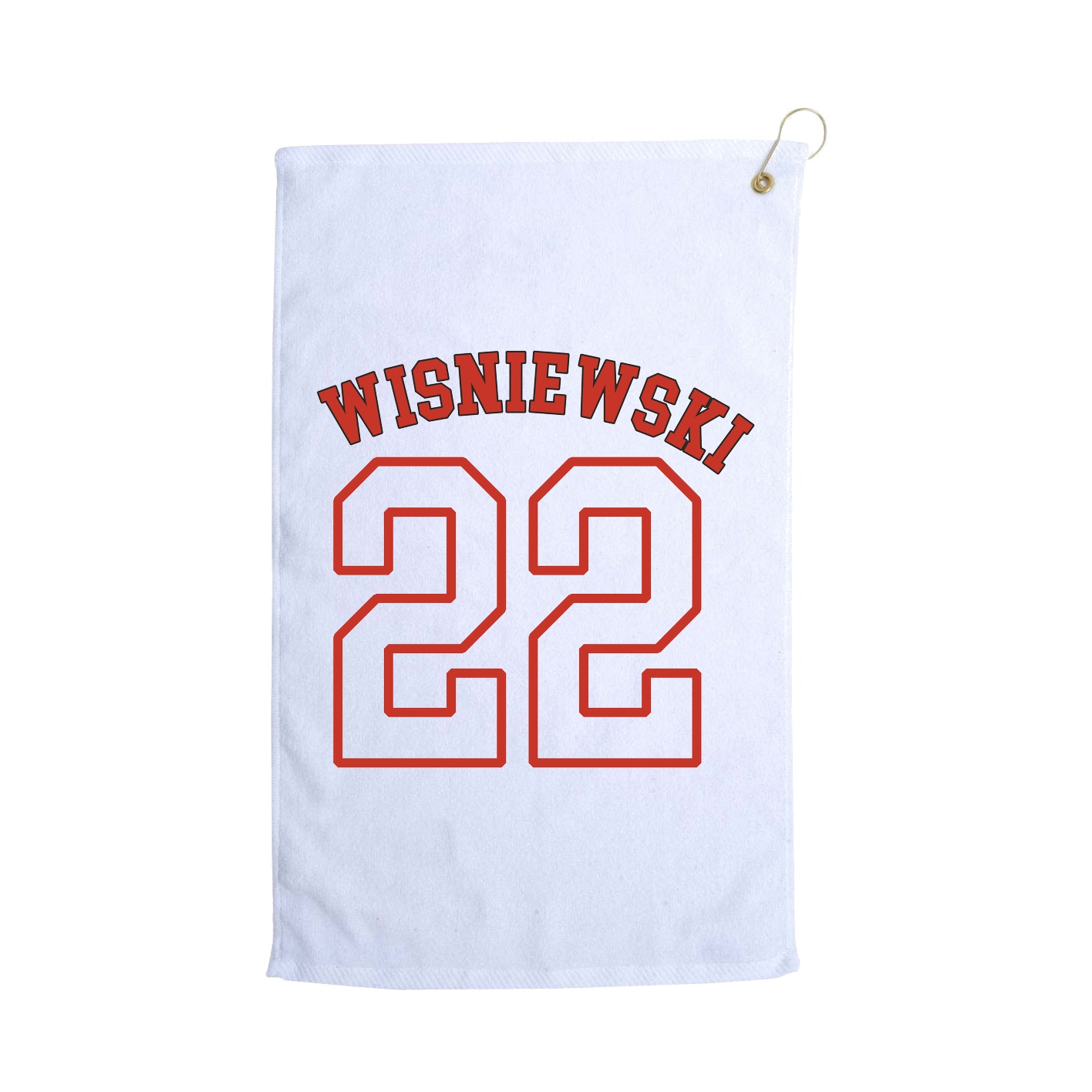 Golf Towel — Shirsey Arch in White