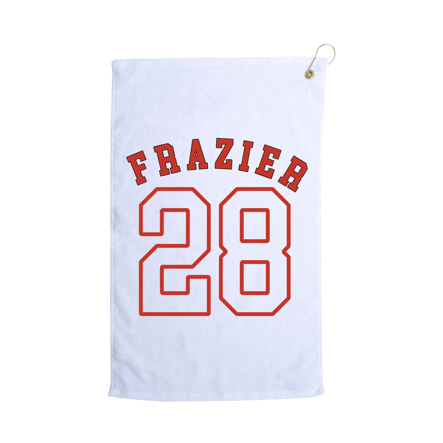 Golf Towel — Shirsey Arch in White