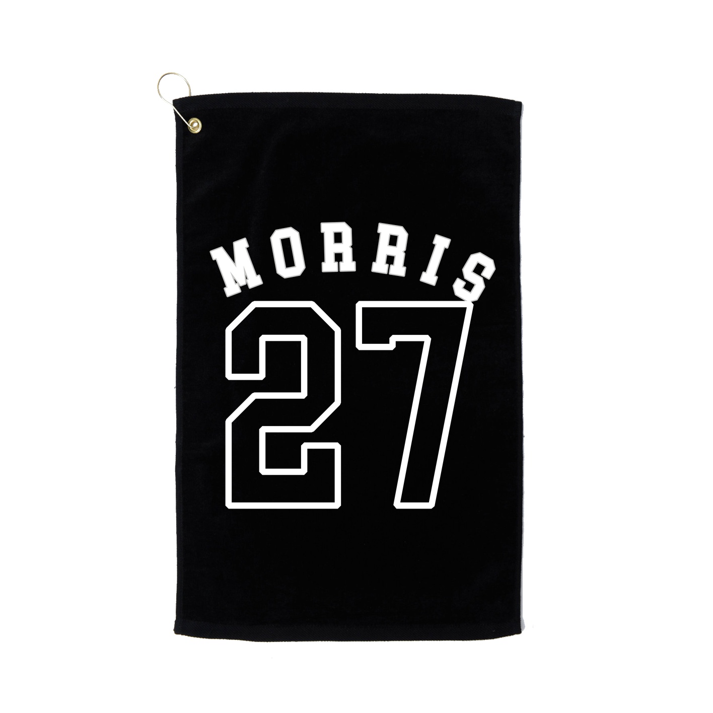 Golf Towel — Shirsey Arch in Black
