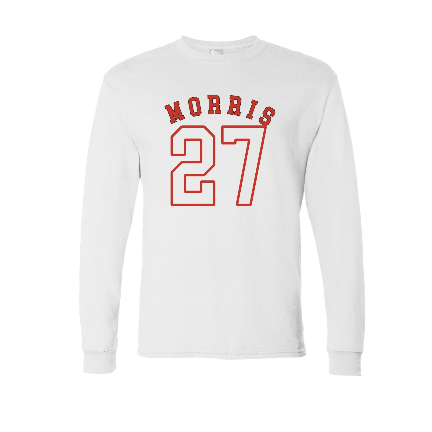 Long Sleeve Tee — Shirsey Arch in White