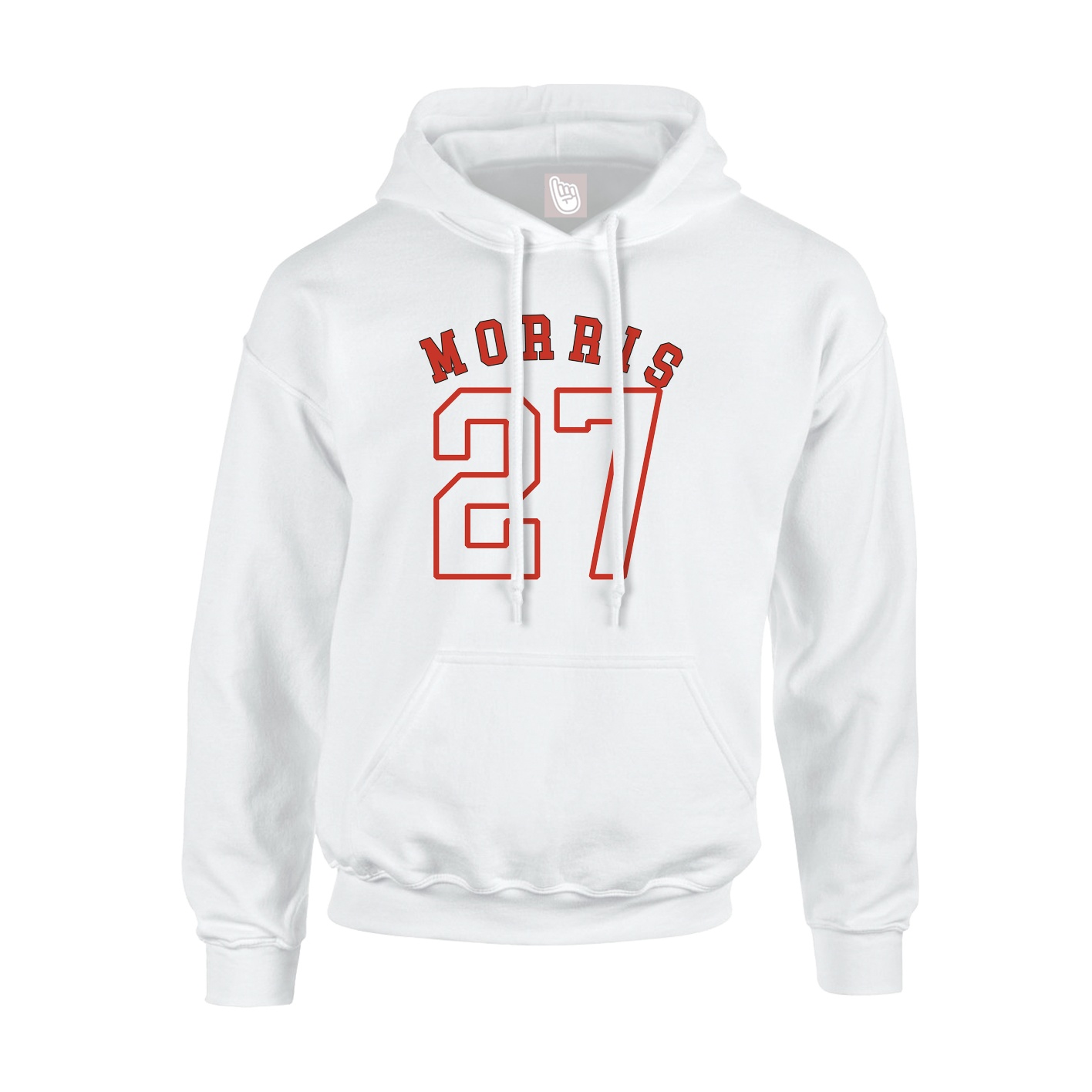 Hoodie — Shirsey Arch in White