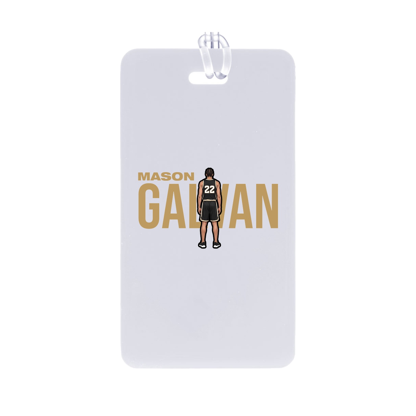 Bag Tag — Player Name in Classic