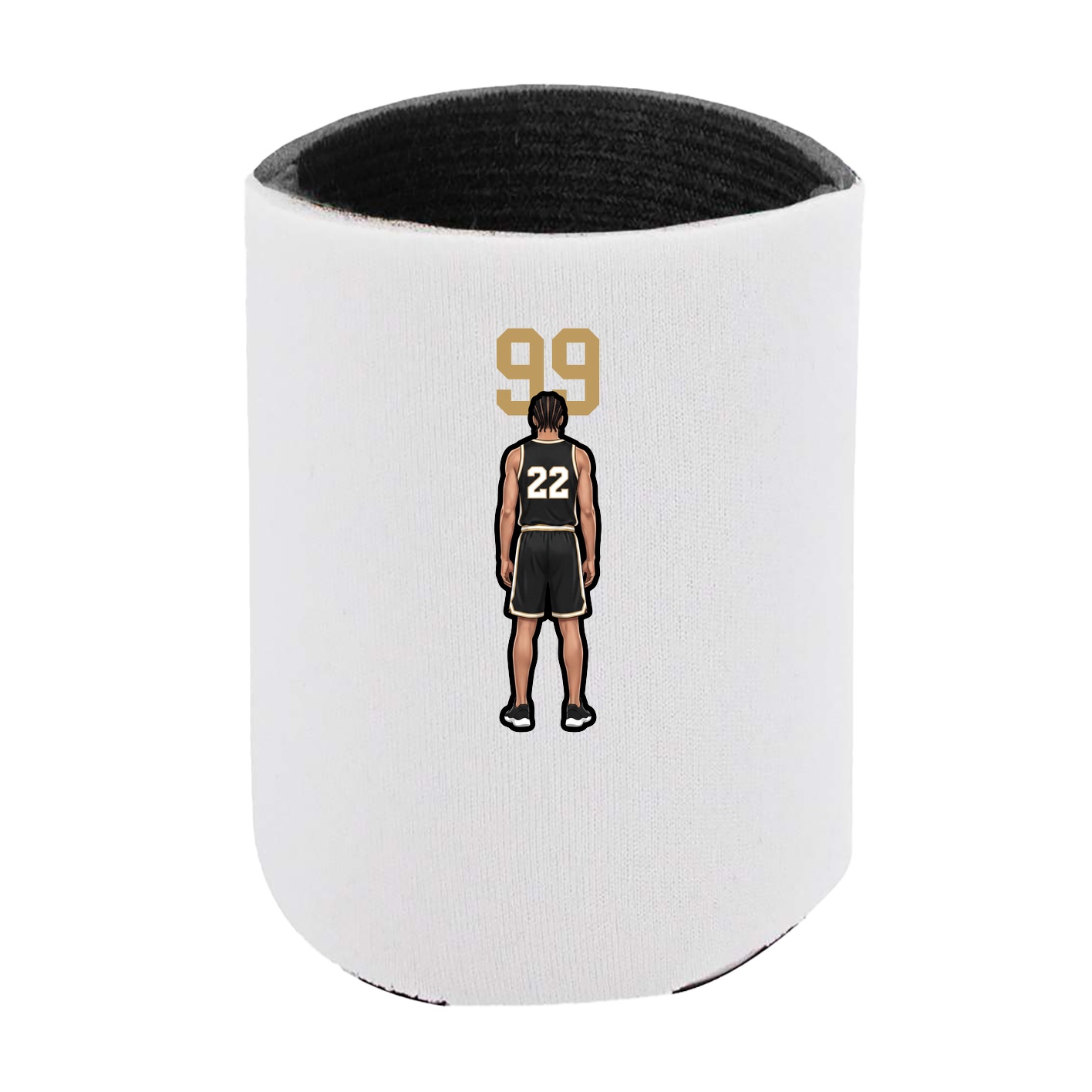 Can Holder — Number Top in White