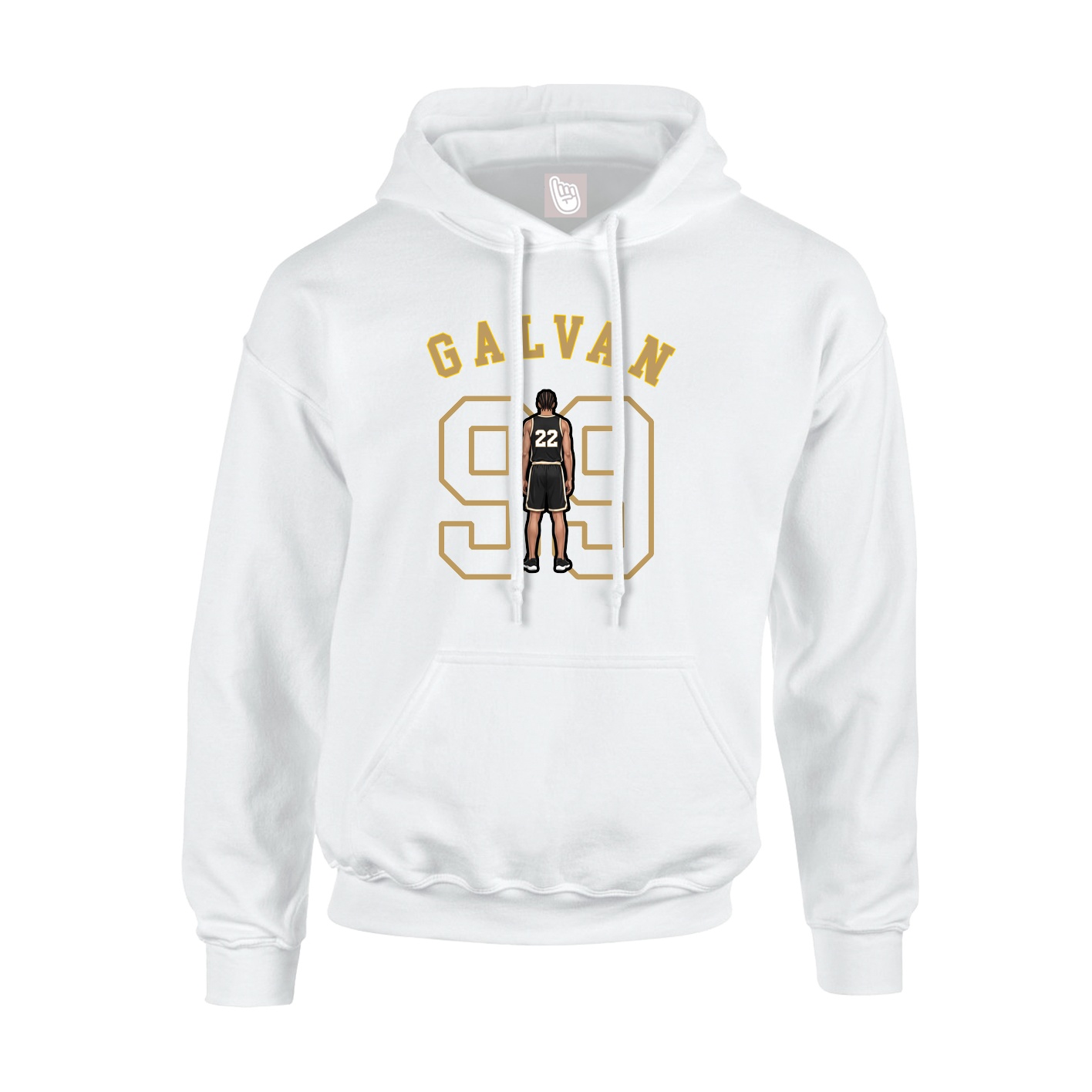 Hoodie — Shirsey Arch in White