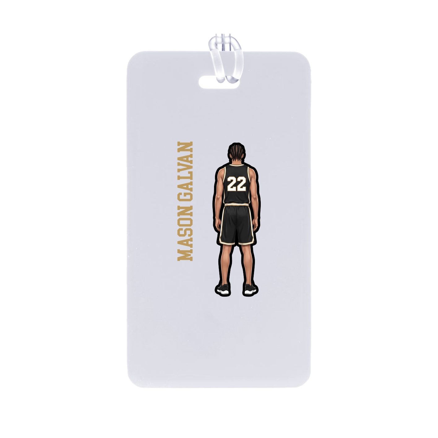Bag Tag — Name Vertical in Classic