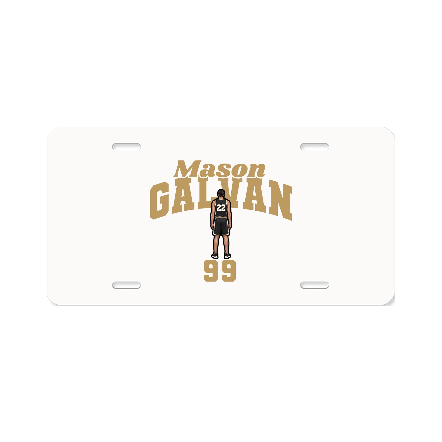 License Plate — Signature Arch in Classic
