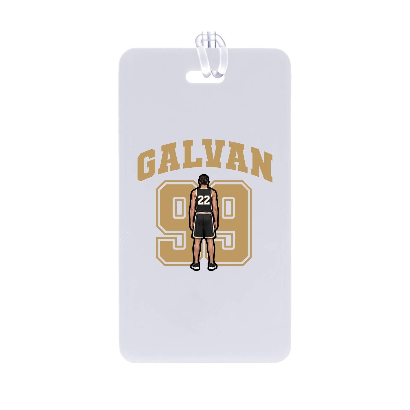 Bag Tag — Number in Classic