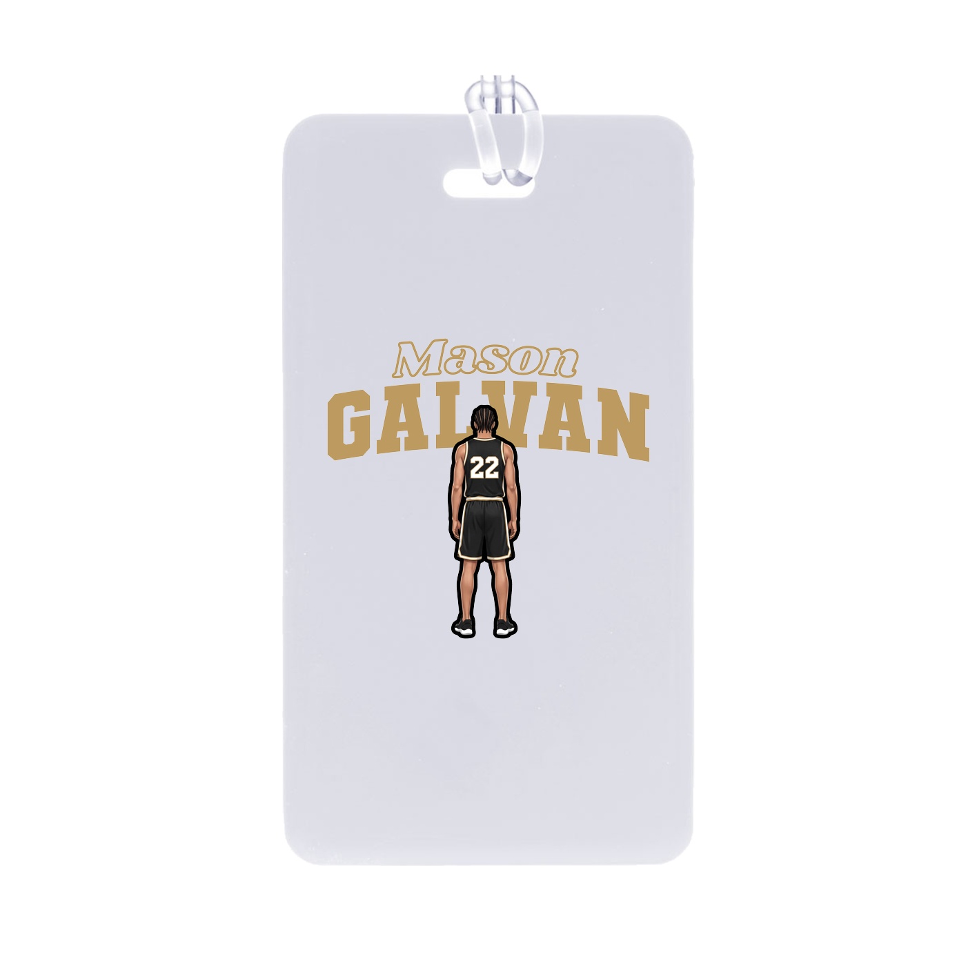 Bag Tag — Name Arch in Classic