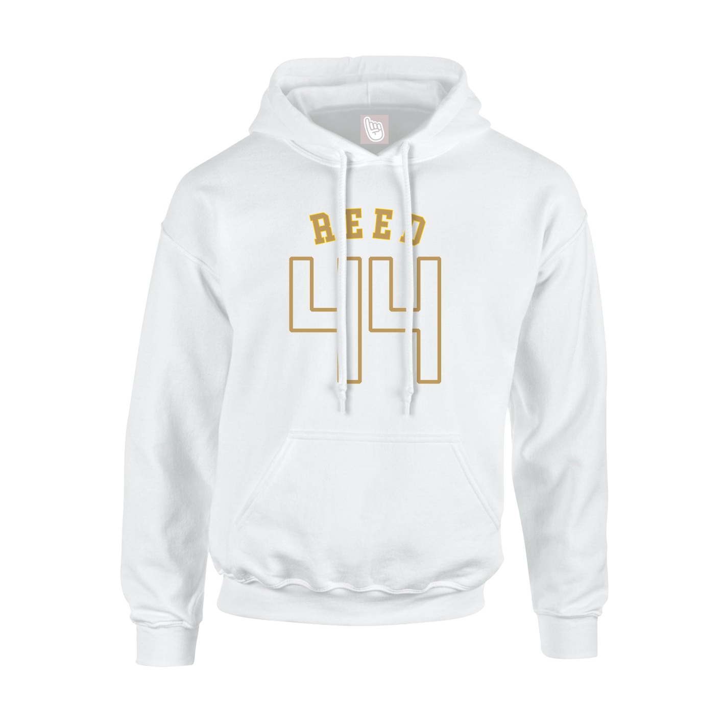 Hoodie — Shirsey Arch in White