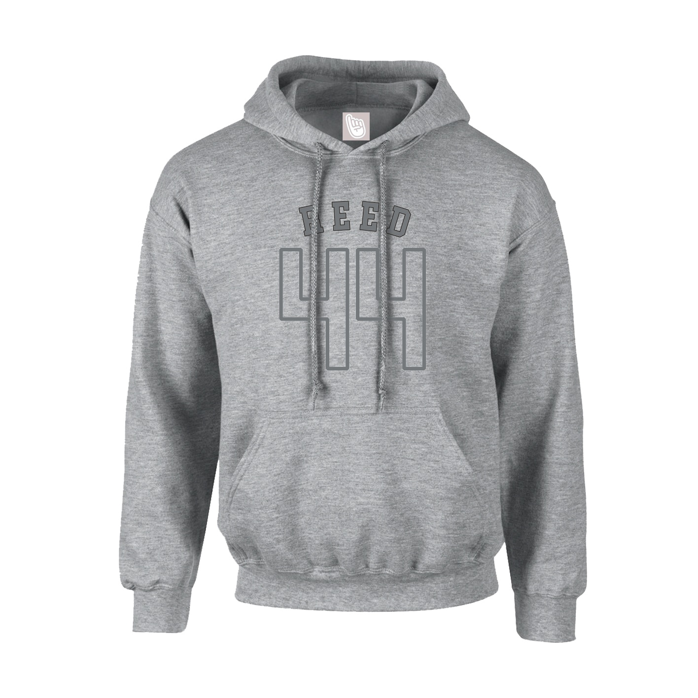 Youth Hoodie — Shirsey Arch in Grey