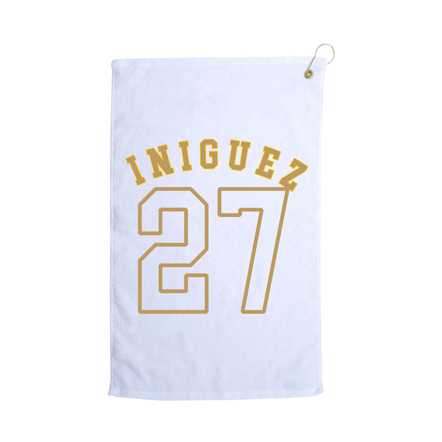 Golf Towel — Shirsey Arch in White