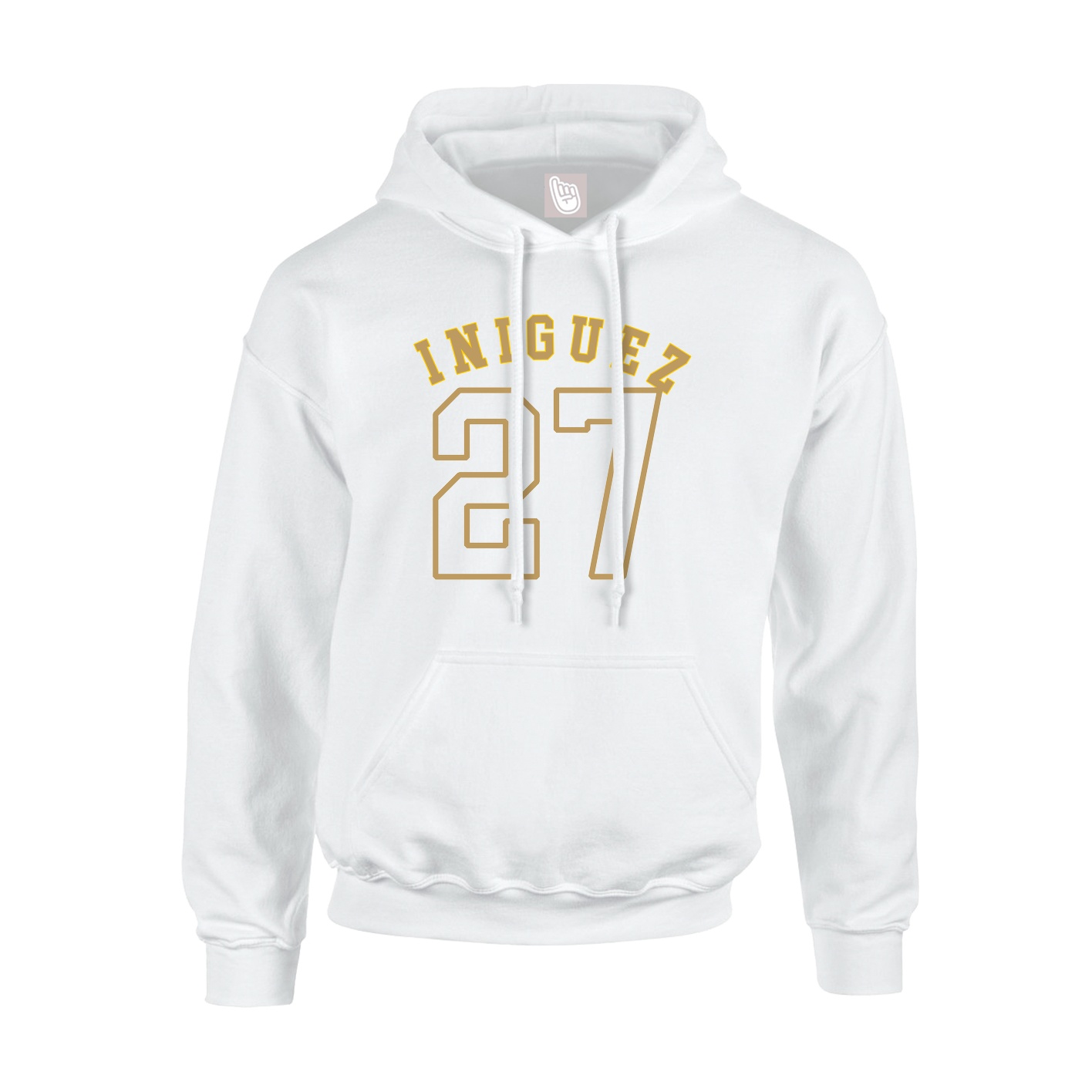 Hoodie — Shirsey Arch in White