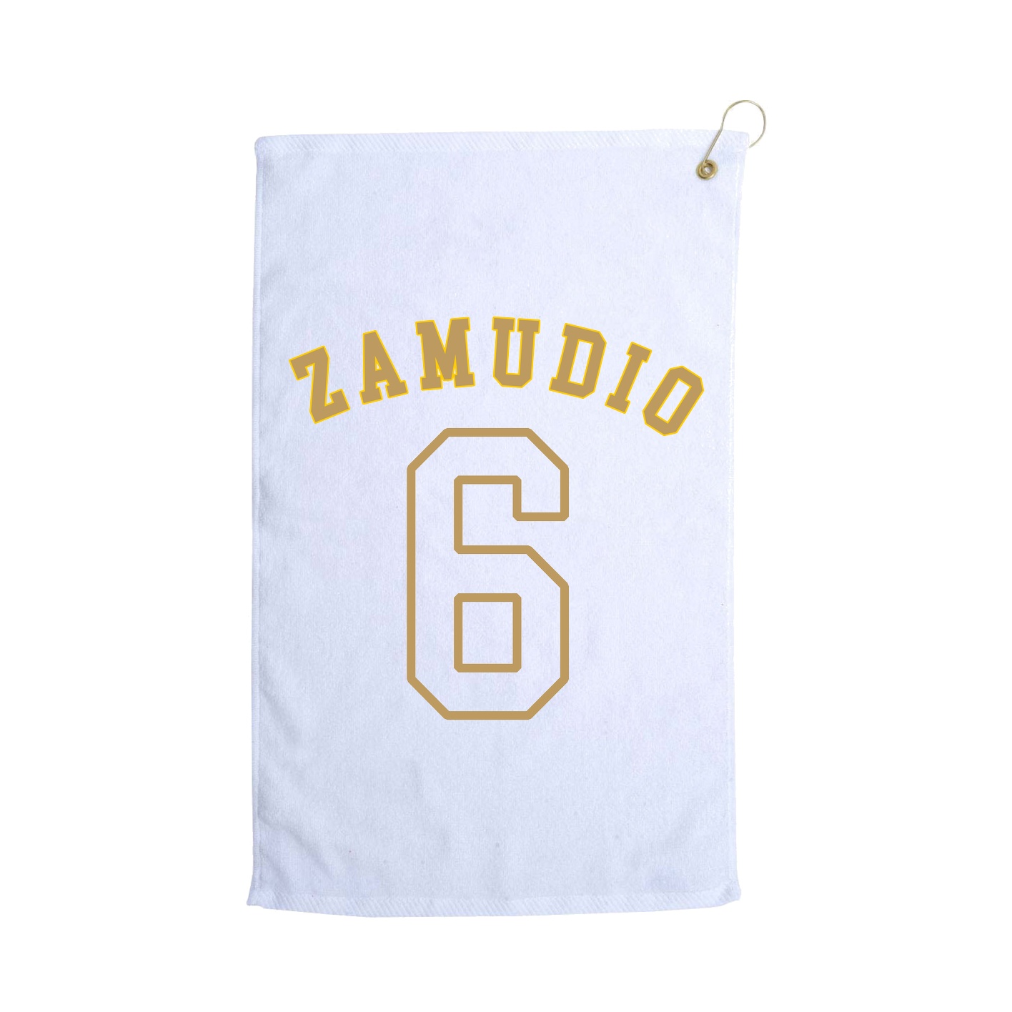 Golf Towel — Shirsey Arch in White