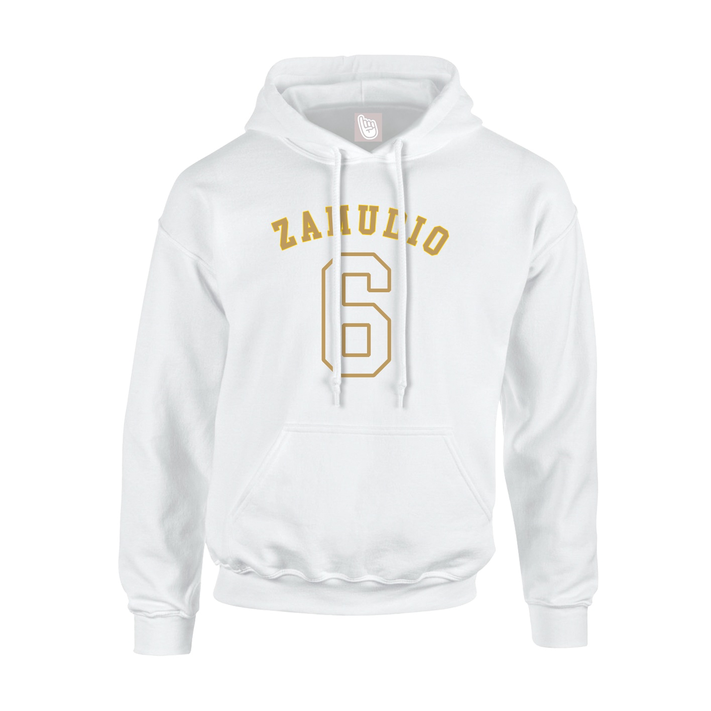Hoodie — Shirsey Arch in White