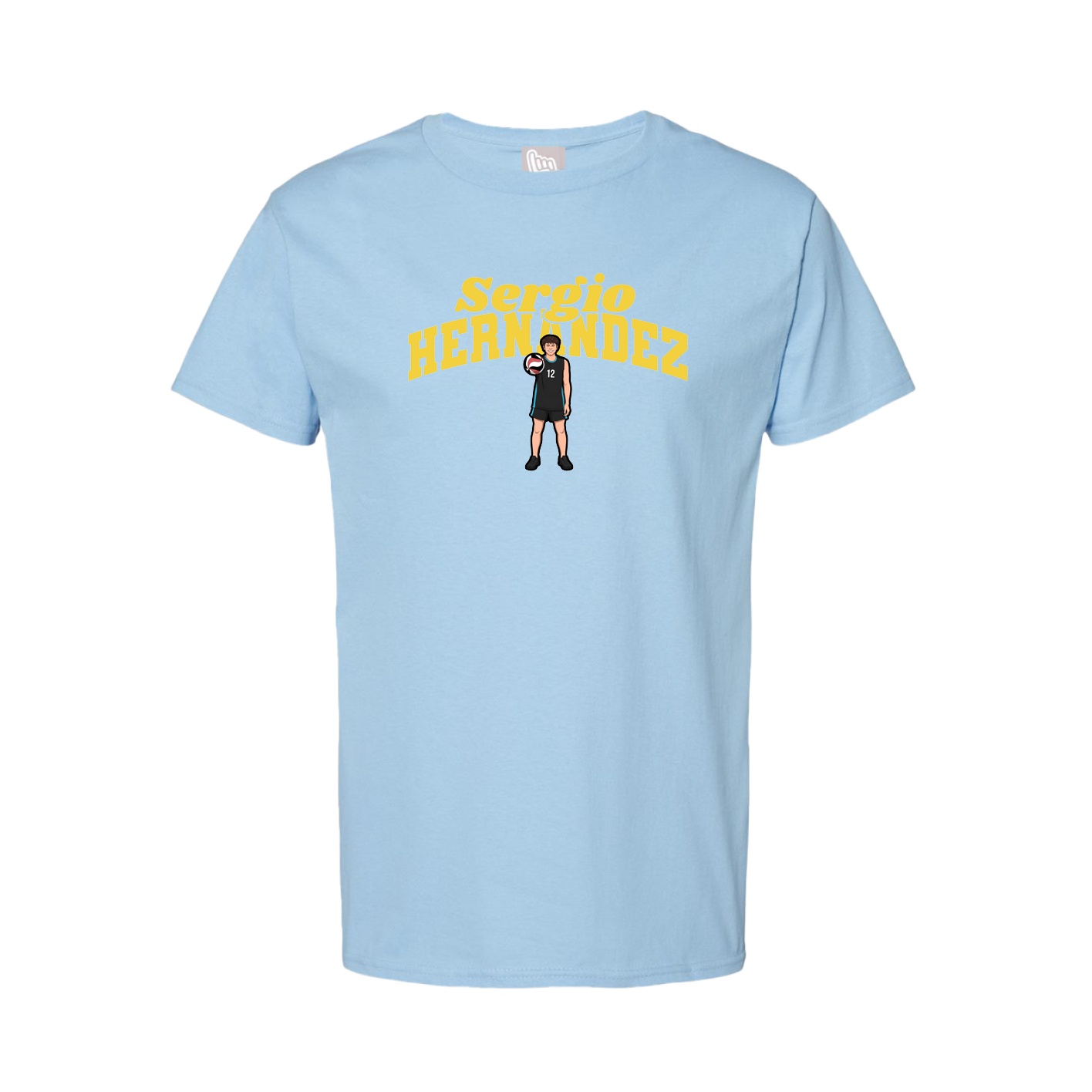 Tee — Signature Arch in Light Blue