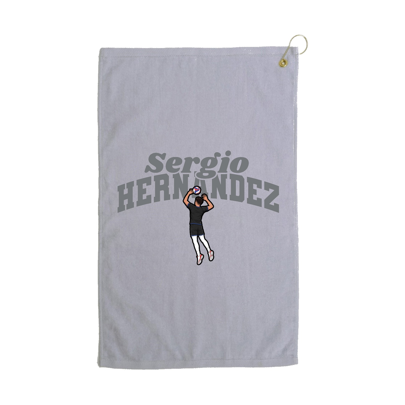 Golf Towel — Signature Arch in Grey