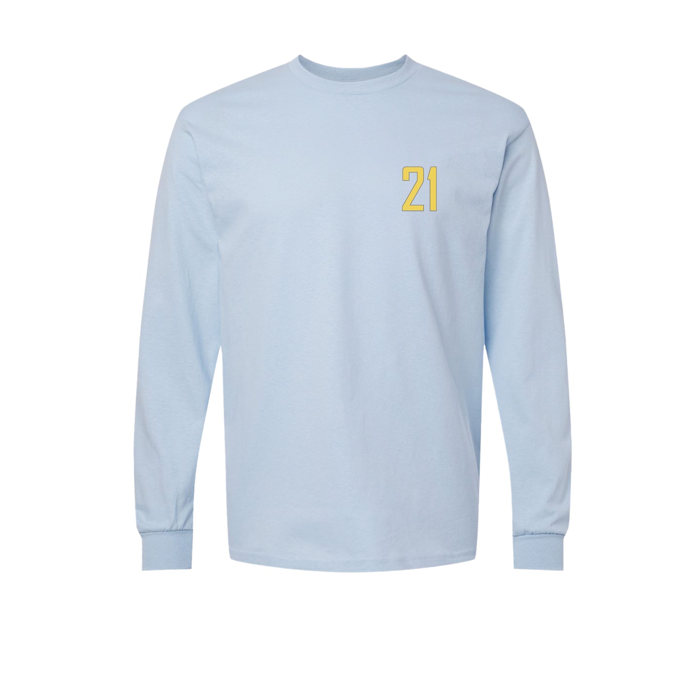 Long Sleeve Tee — Front Shirsy in Light Blue