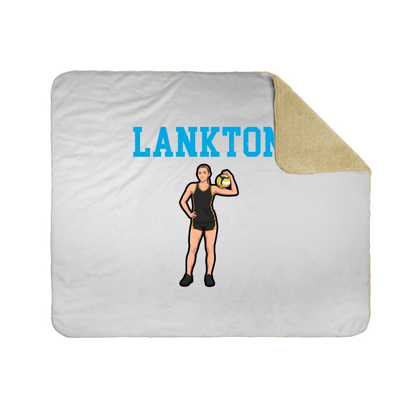 Throw Blanket — Shirsey in White
