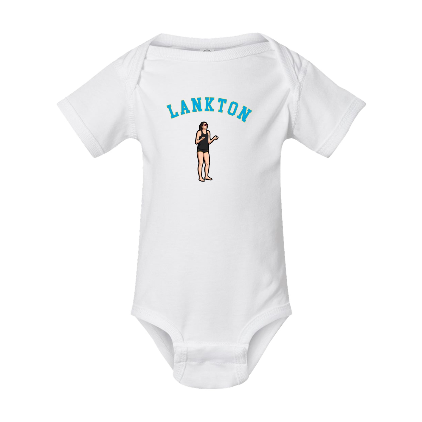 Baby Onesie — Shirsey Arch in White