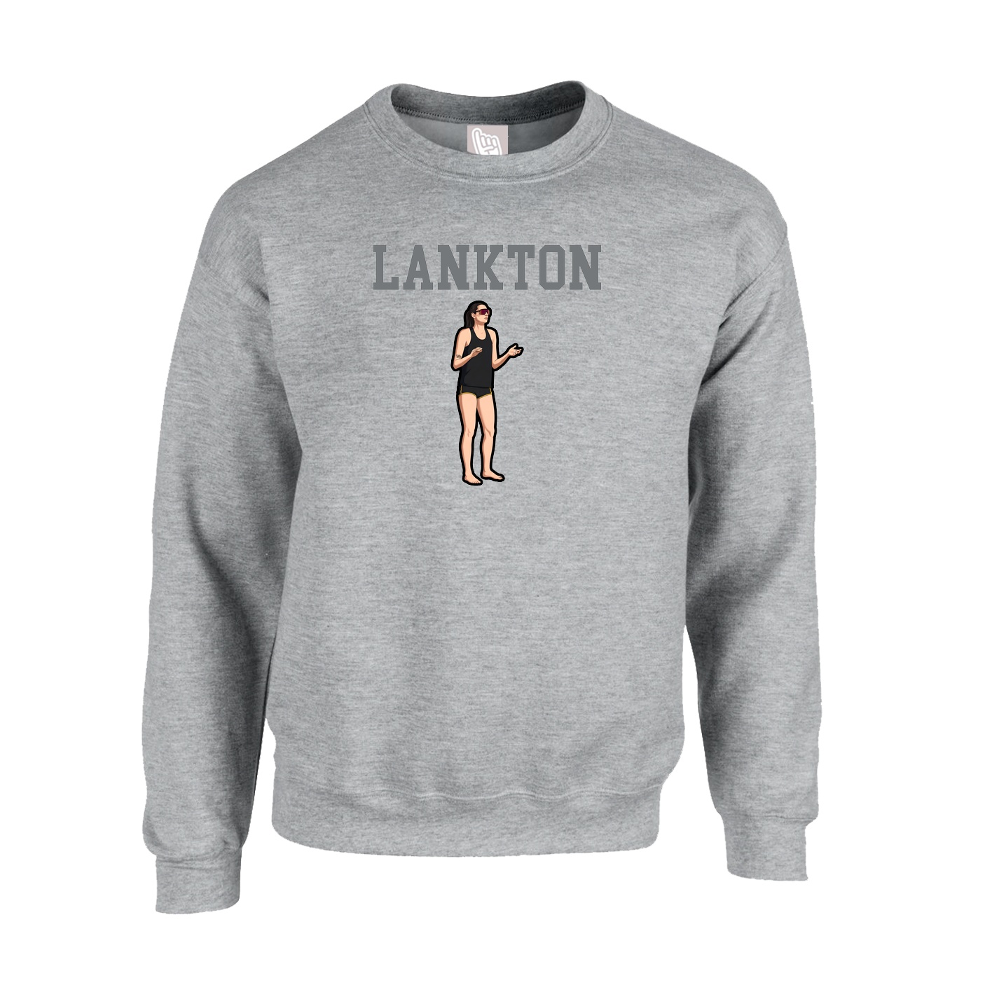 Fleece Crew — Shirsey in Grey