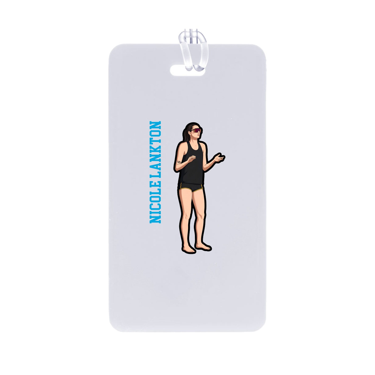 Bag Tag — Name Vertical in Classic