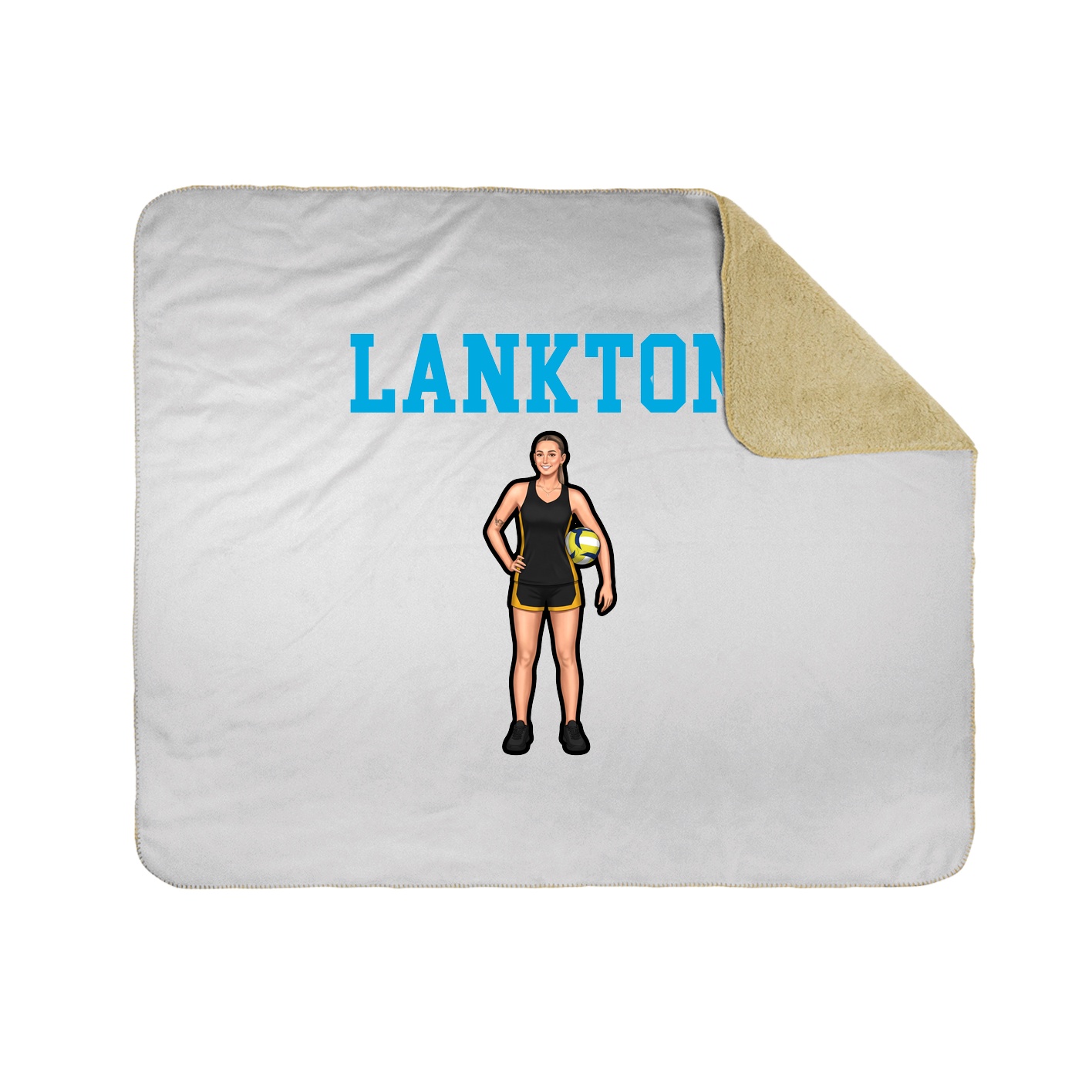 Throw Blanket — Shirsey in White
