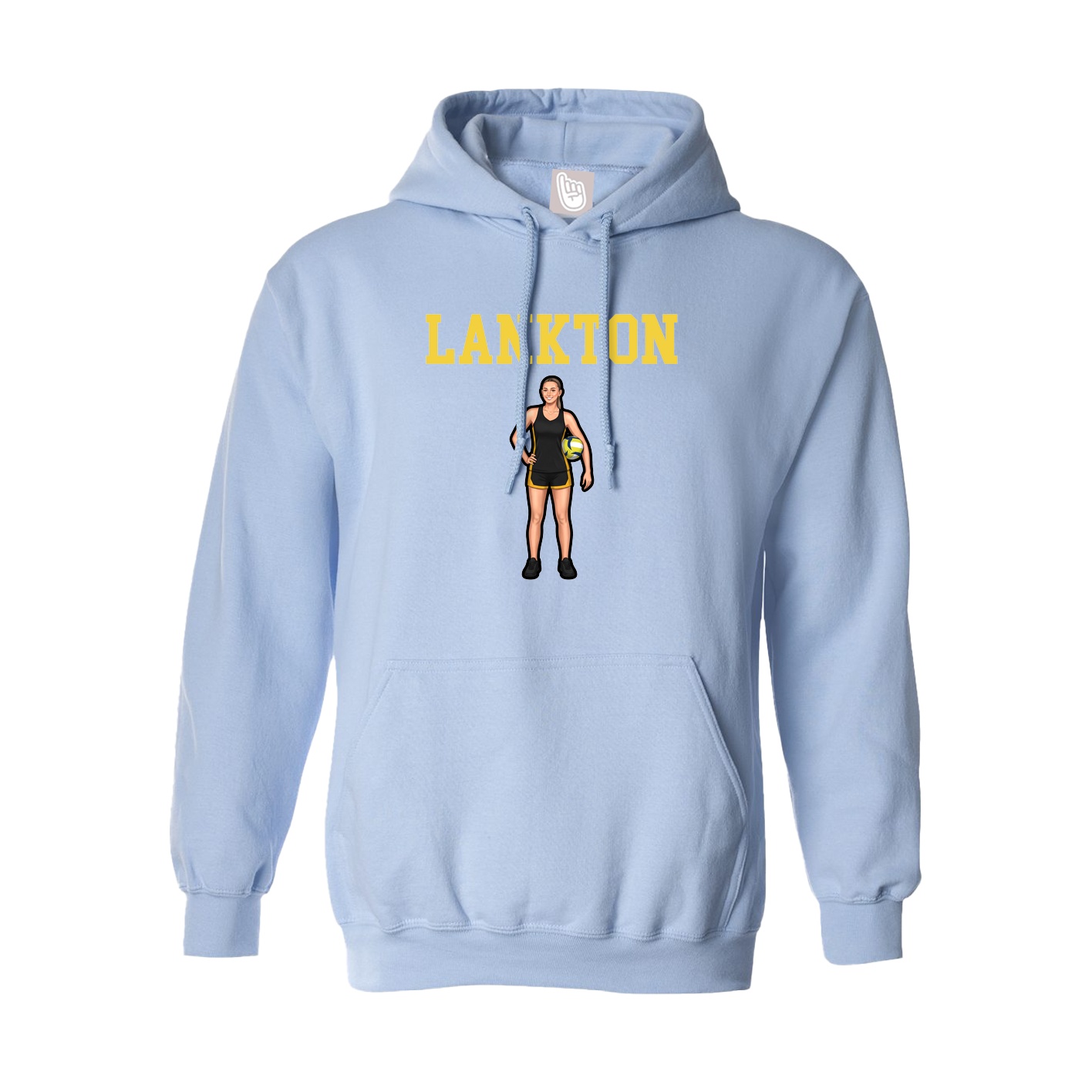 Hoodie — Shirsey in Light Blue