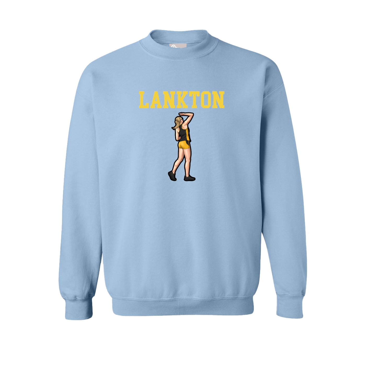 Fleece Crew — Shirsey in Light Blue