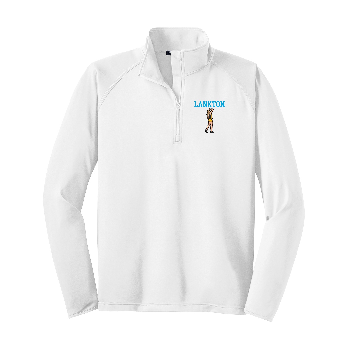 Q-Zip Pullover — Shirsey in White