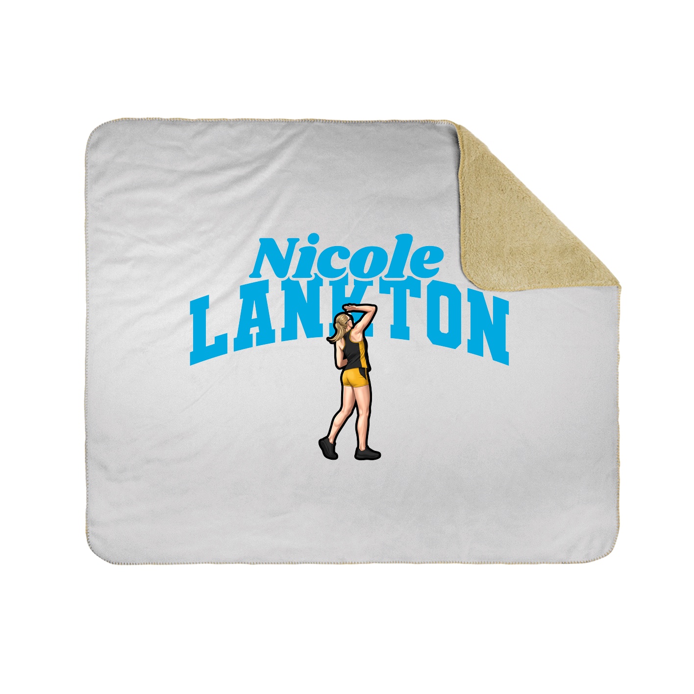 Throw Blanket — Signature Arch in White