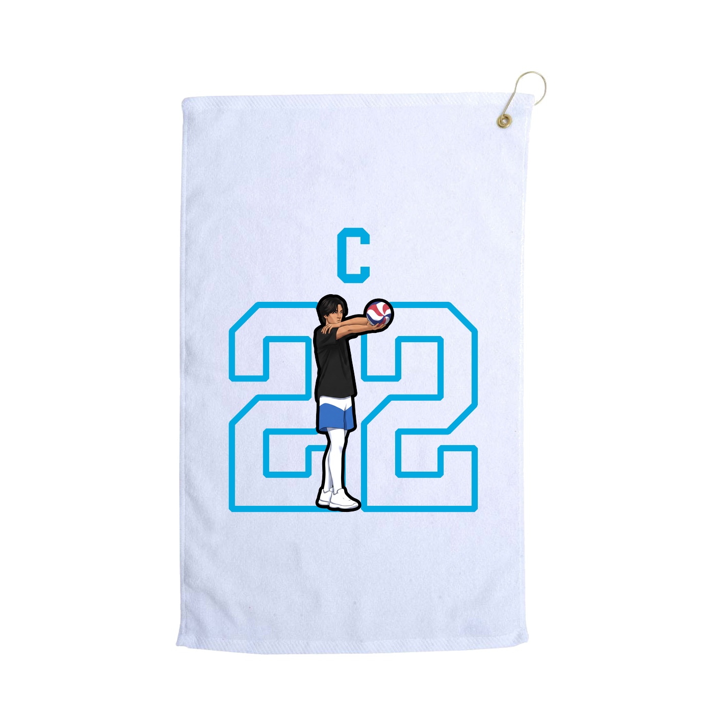 Golf Towel — Shirsey in White