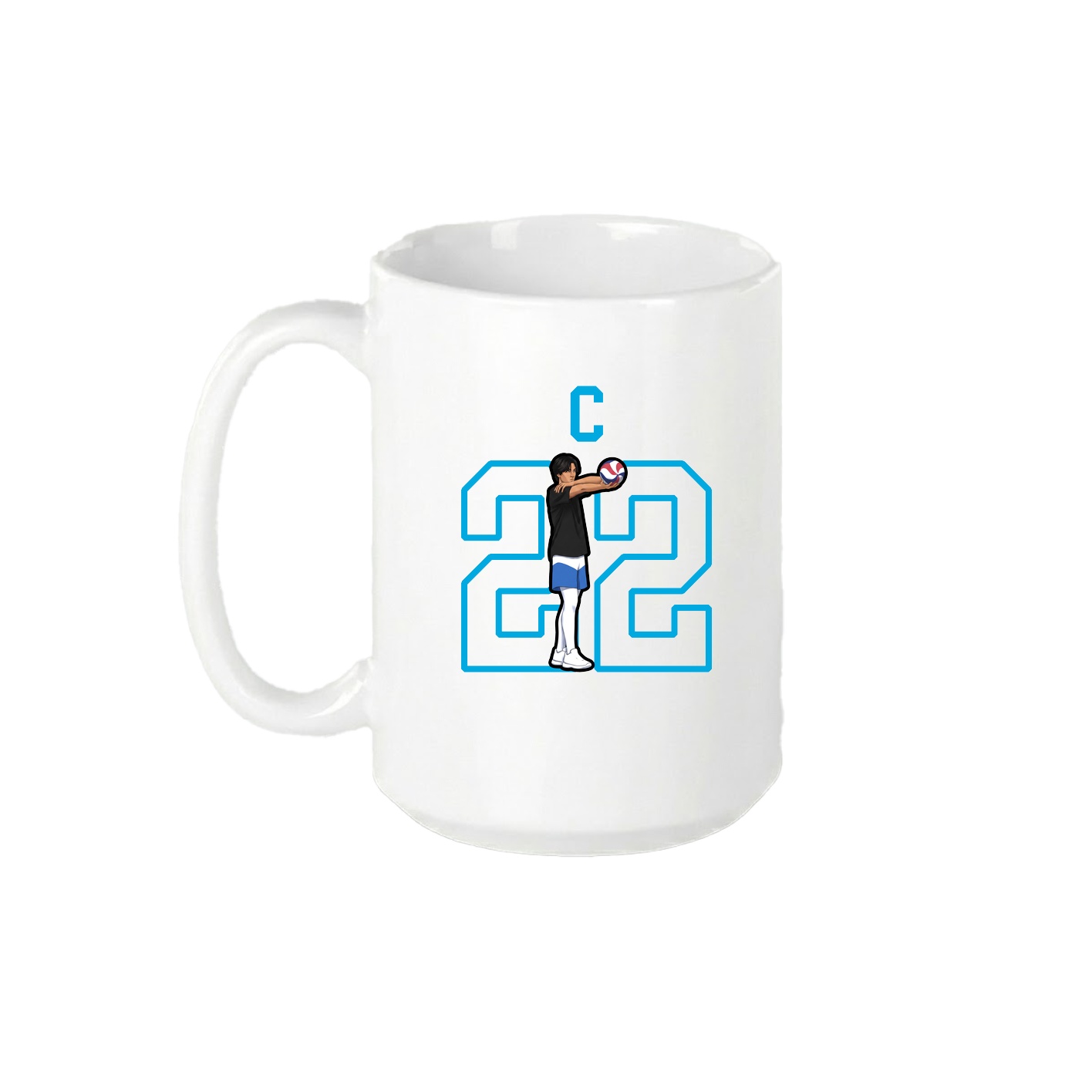 15oz Coffee Mug — Shirsey in White