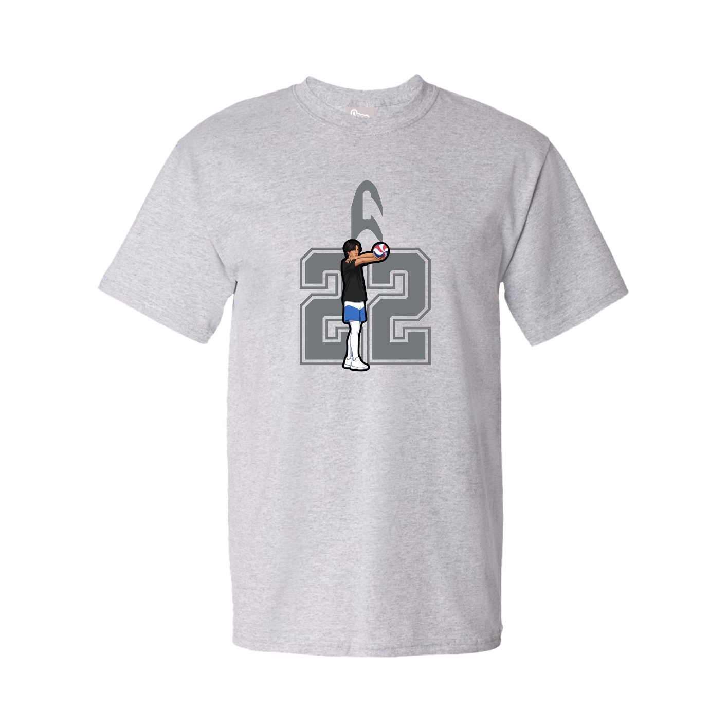 Tee — Number in Grey