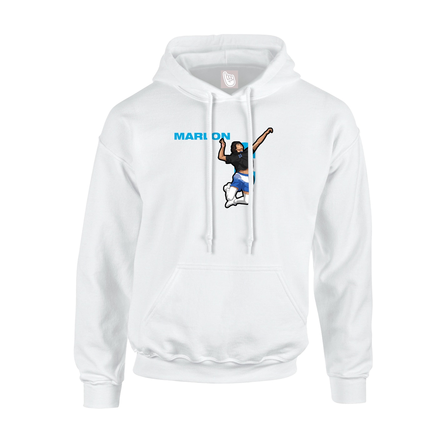 Hoodie — Player Name in White